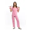 Spodnie medyczne SCRUBS MEDI TEDDY - COSTA VITAL PINK